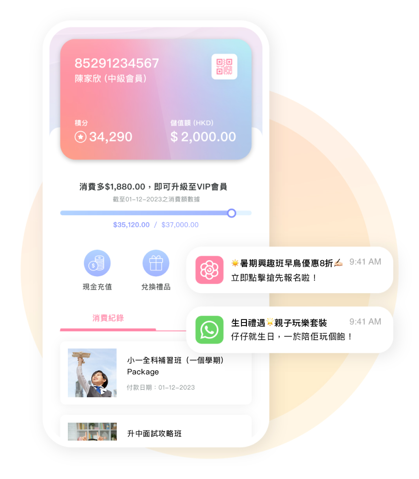 會員儲分及優惠 吸引顧客瘋狂搶購